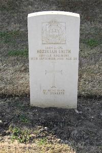 Ismailia War Memorial Cemetery - Smith, Hezekiah